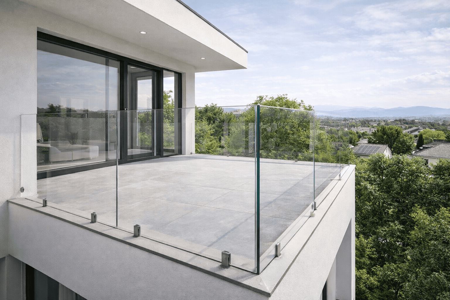 barandilla de vidirio