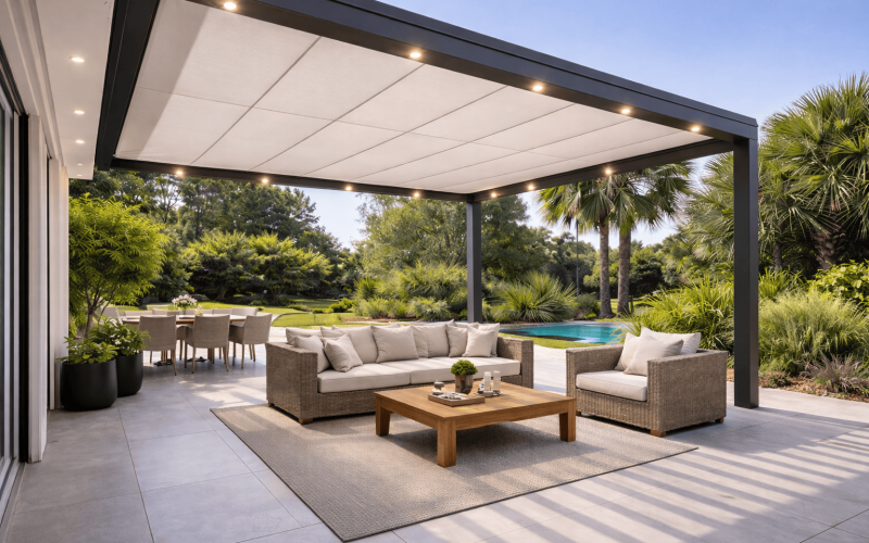Pérgolas de lona tensada